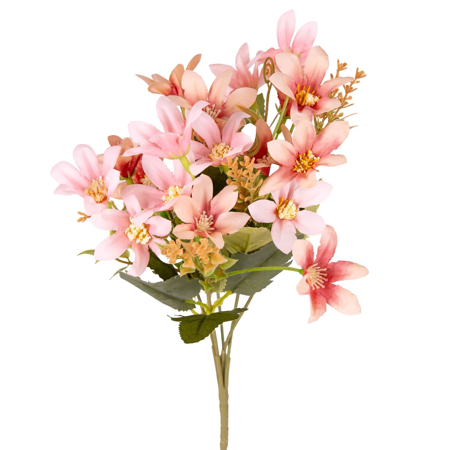 Yapay Çiçek Lilyum-Zambak Demeti Pembe 30 Cm.
