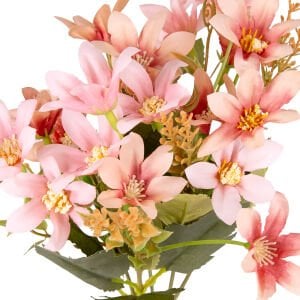 Yapay Çiçek Lilyum-Zambak Demeti Pembe 30 Cm.