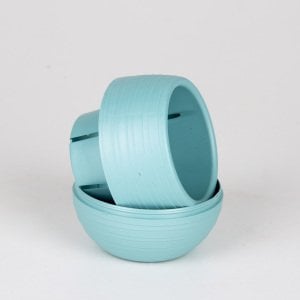 Veramaya Sahra Mini Saksı 0,13 Lt Mavi 7 Cm No:1