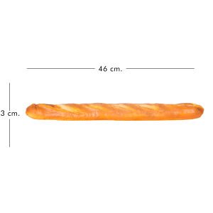 Yapay Ekmek Francala Kahverengi 46x7x3 Cm.