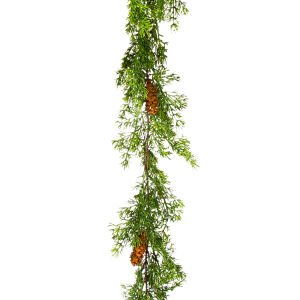 Yapay Çam Garland Kozalaklı Yeşil 180 Cm.