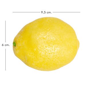 Yapay Limon Sarı 9,5x7x6 Cm.