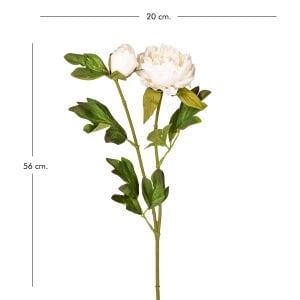 Yapay Şakayık Tomurcuklu Beyaz 56 Cm.