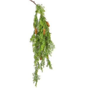 Yapay Çam Dalı Kozalaklı Yeşil 100 Cm.