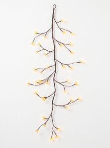 Yılbaşı Aydınlatma Sarmaşık 288 Led 8 Fonksiyonlu USB'li Kahverengi 1,8 Metre