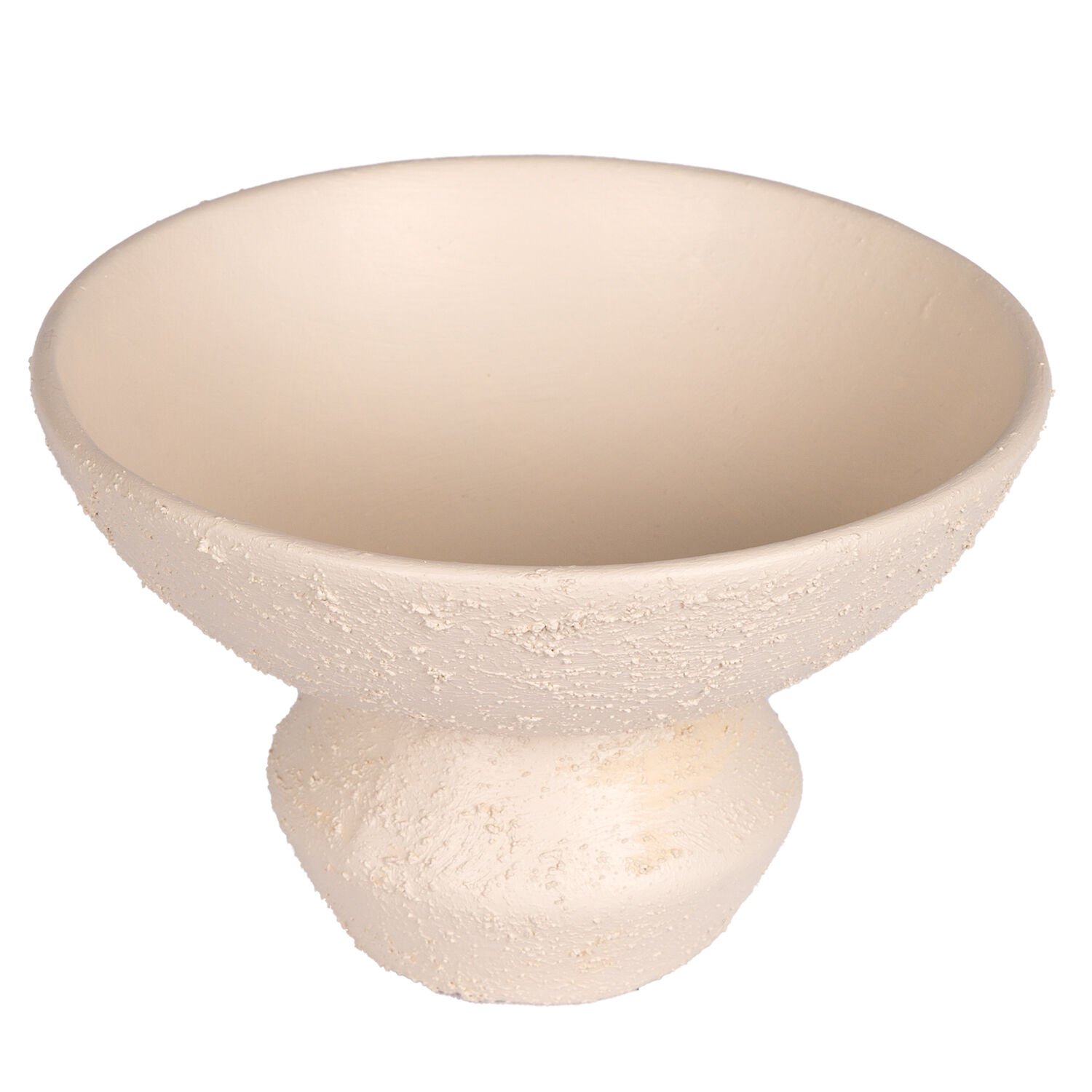 Dekoratif Seramik Meyvelik Körük Krem 22x14 Cm.