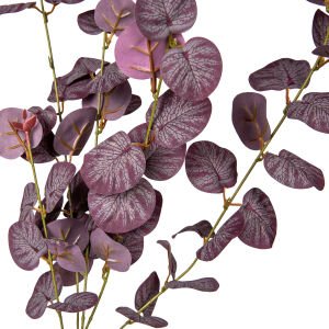 Yapay Okaliptus Dalı Bordo 87 Cm.