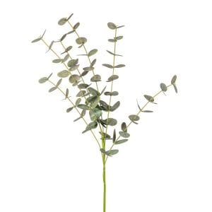 Yapay Okaliptus Dalı Gerçek Dokulu Yeşil 87 cm.