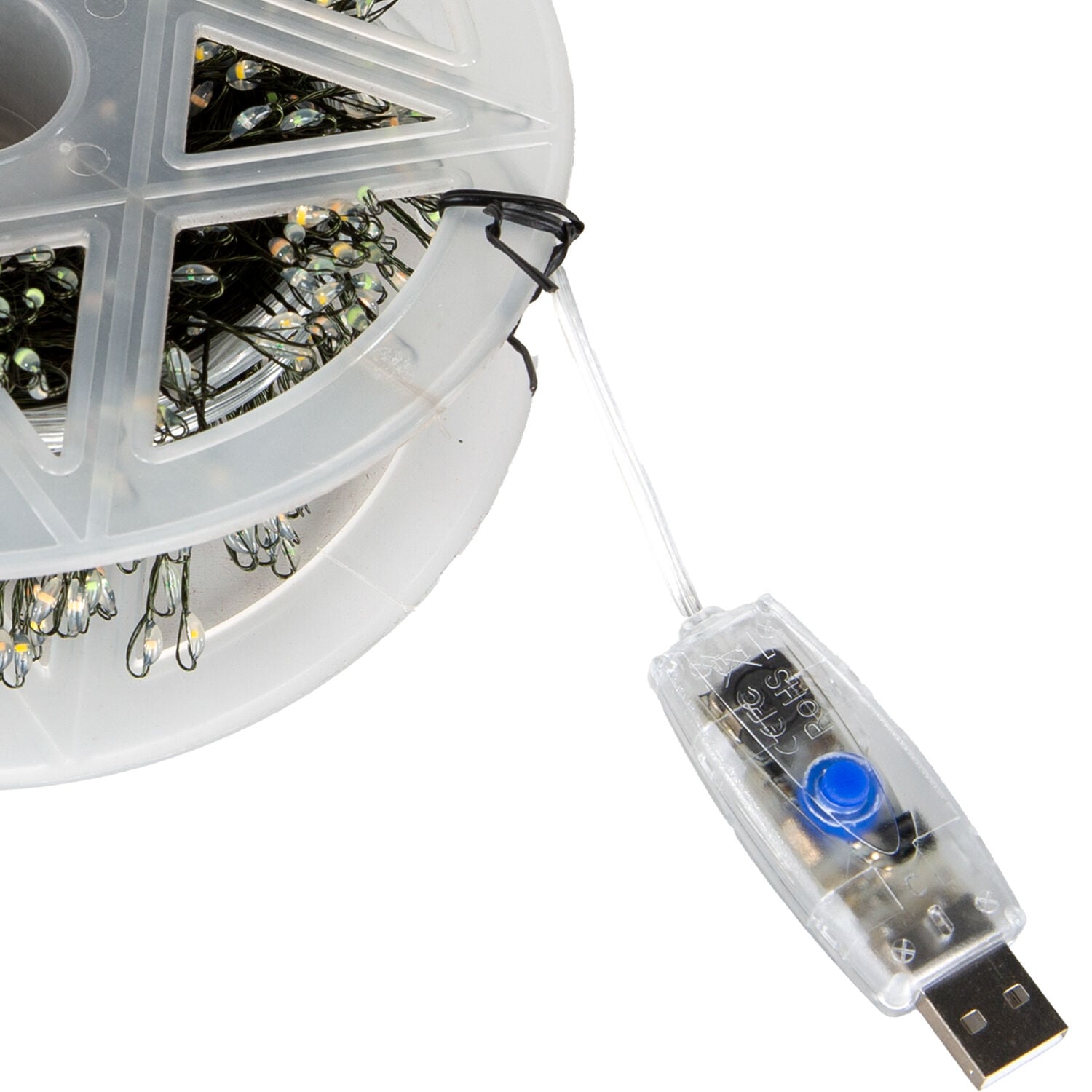 Yılbaşı Aydınlatma Multicolor 800 Led 8 Fonksiyonlu USB'li Yeşil 30 Metre