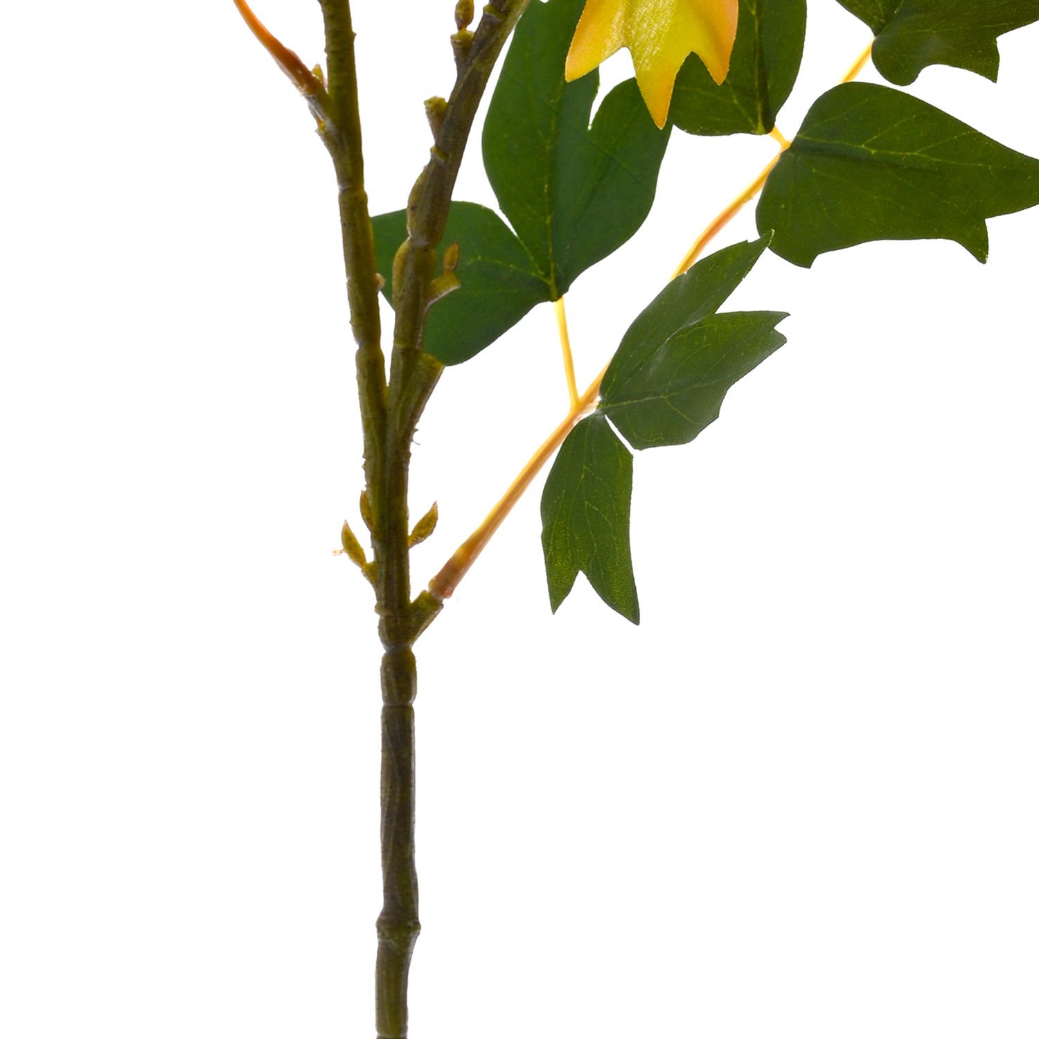 Yapay Şakayık Dalı, Tomurcuklu, Somon Renk - 52 cm