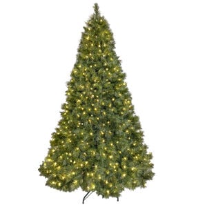 Yılbaşı Çam Ağacı, Denver, Yeşil - 855 Dal, Led Işıklı, 180 cm