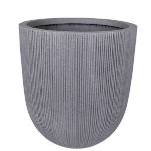 Oval İç ve Dış Mekan Saksı Gri Orta Boy 37x37x37,5 Cm.