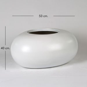 Saksı Gravel 53x40x30 Cm. Beyaz