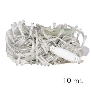 İç Mekan Aydınlatma, Gün Işığı - 10 Metre, 100 Ledli, Şeffaf Kablo, Eklenebilir
