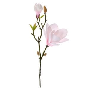 Yapay Manolya Dalı Pembe 40 Cm.