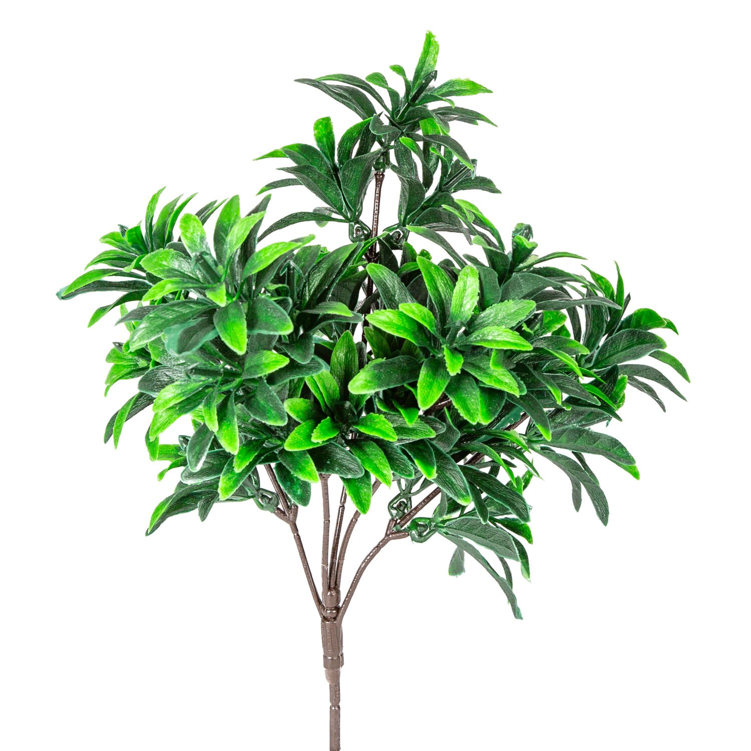 Yapay Şeflera Demet, Yeşil - UV Korumalı, Dış Mekan Uyumlu, 32 cm