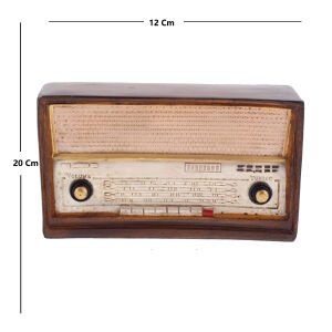 Dekoratif Nostaljik Radyo 20x6x12 Cm
