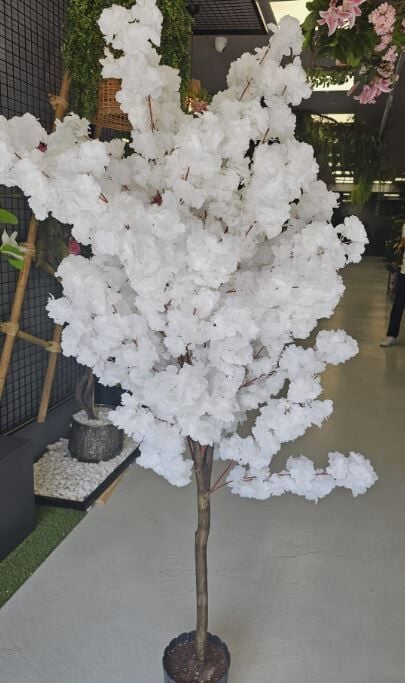 Yapay Bahar Ağacı Beyaz 200 Cm.