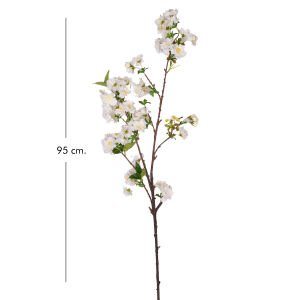 Yapay Çiçek Sakura Dalı Beyaz 95 Cm.