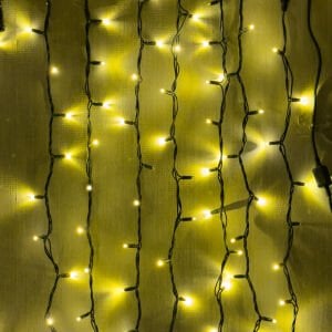 Dış Mekan Aydınlatma, Gün Işığı - 10 Metre, 100 Ledli, Yeşil Kablo, Eklenebilir