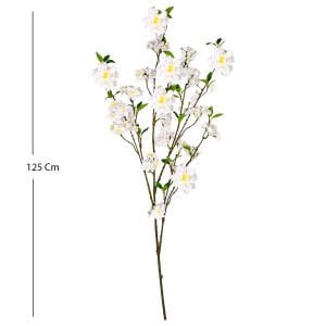 Yapay Çiçek Bahar Dalı Beyaz 125 Cm.