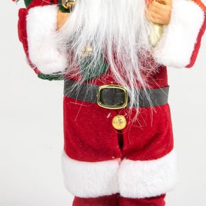 Hediye Taşıyan Klasik Noel Baba Kırmızı-Beyaz 20 x 30 Cm.
