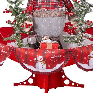 Yılbaşı Kar Fıskiyeli Noel Baba Işıklı Ve Müzikli 95X120 Cm