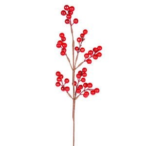 Yılbaşı Çiçeği Pike Berry Kokina Kırmızı 60 Cm.