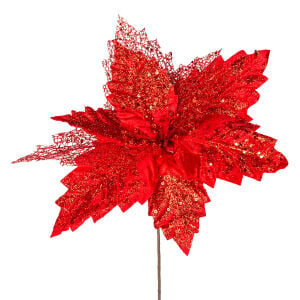 Yılbaşı Çiçeği, Kırmızı - 40 cm