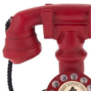 Çevirmeli Nostaljik Telefon 17x12x16 Cm