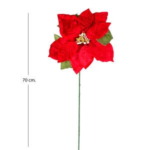 Yılbaşı Çiçeği Puansetya Kırmızı 62 Cm.