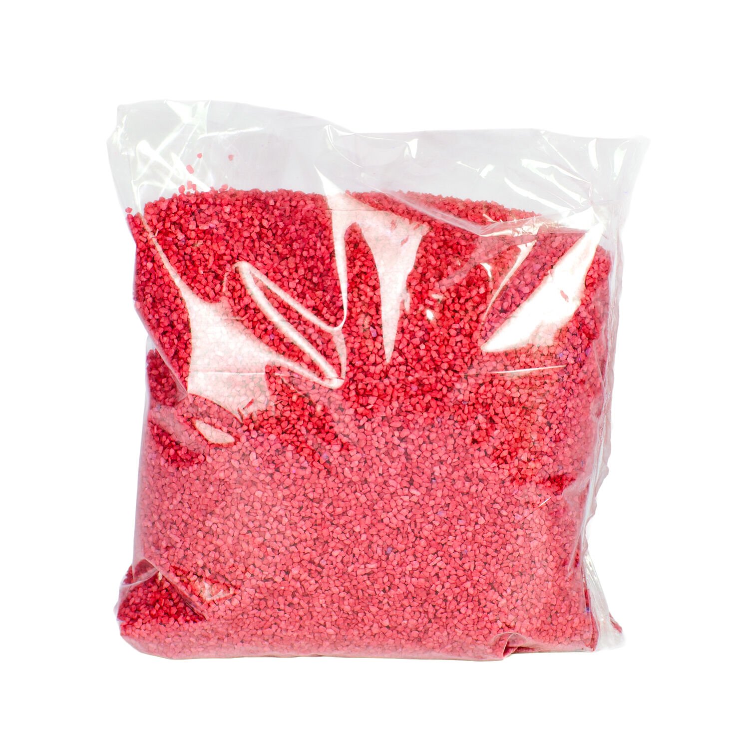 Renkli Dekoratif Vazo Saksı Kumu Kırmızı 1,8 Kg.