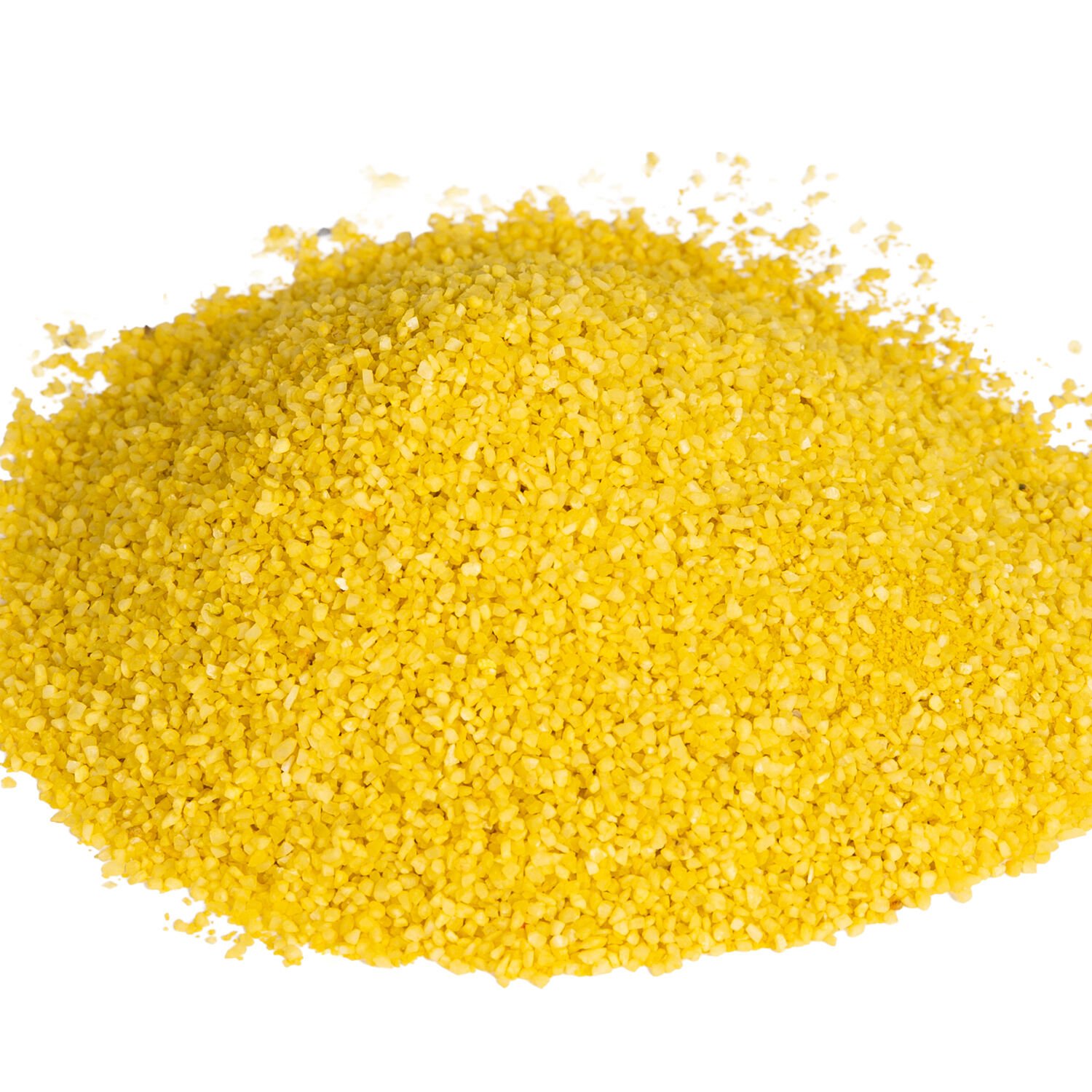 Renkli Dekoratif Vazo Saksı Kumu Sarı 1,8 Kg.