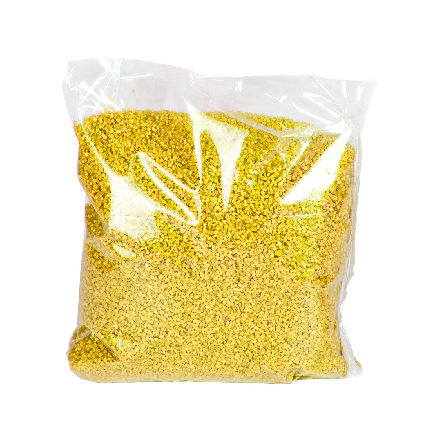 Renkli Dekoratif Vazo Saksı Kumu Sarı 1,8 Kg.