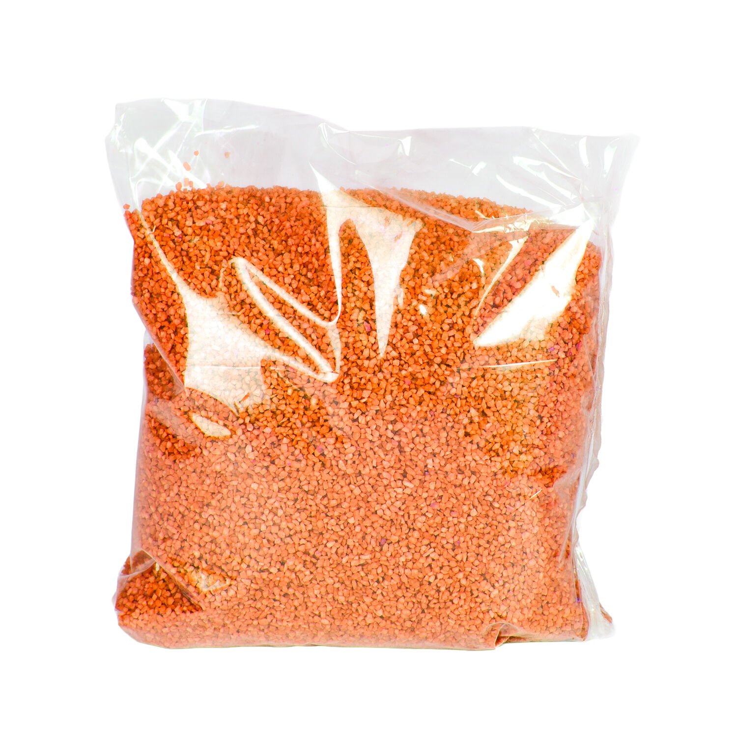 Renkli Dekoratif Vazo Saksı Kumu Turuncu  1,8 Kg.