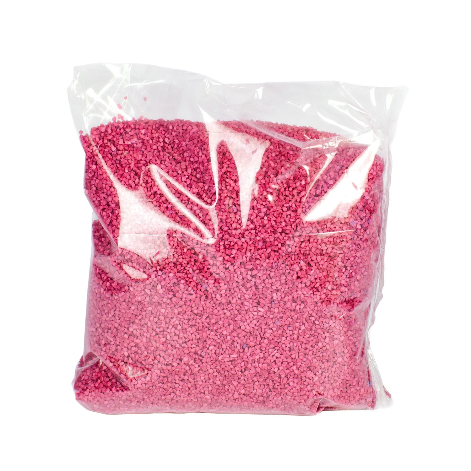 Renkli Dekoratif Vazo Saksı Kumu Pembe 1,8 Kg.