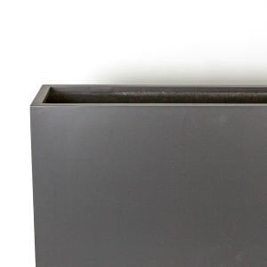 Saksı Dikdörtgen / Seperatör 25x100x25 Cm. Siyah