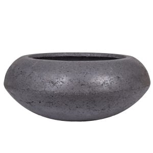 Beton Saksı Büyük Boy Ufo Antrasit 58x25,5 Cm.