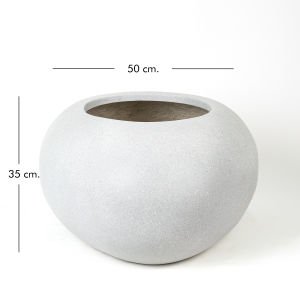 Saksı Gravel 60x50x35 Cm. Beton Görünümlü
