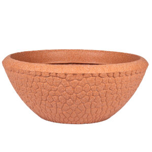 Plastik Saksı Yuvarlak Turuncu 40 Lt. 63x26 Cm.