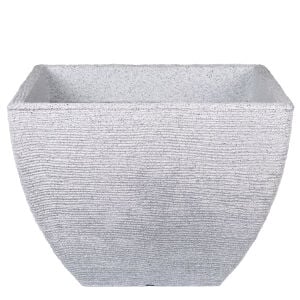 Plastik Saksı Kare Beyaz 35 Lt. 41.5x31 Cm.