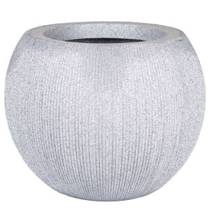 Plastik Saksı Küre Gri 66 Lt. 52x41.5 Cm.