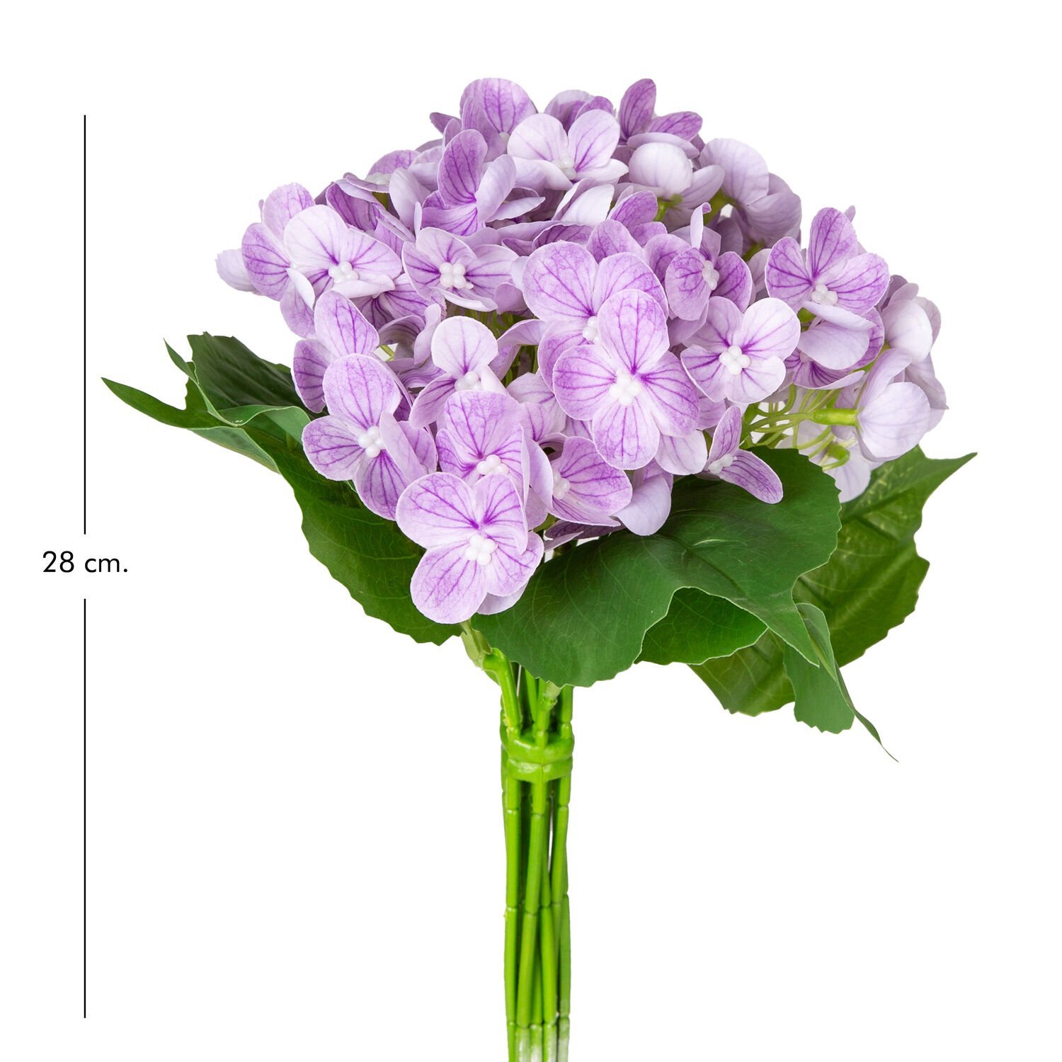 Yapay Ortanca, Mor - 28 cm