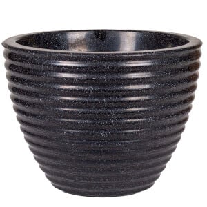 Plastik Saksı Yuvarlak Antrasit 13 Lt. 37x27.5 Cm.