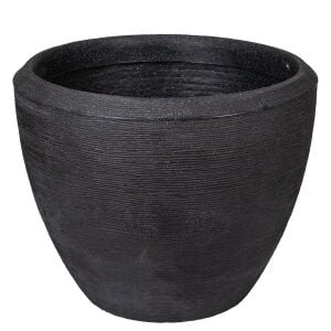 Plastik Saksı Yuvarlak Antrasit 94 Lt. 62,5x50 Cm.