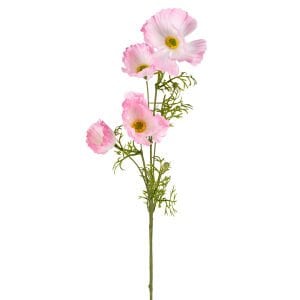 Yapay Çiçek, Gelincik, Pembe - 70 cm