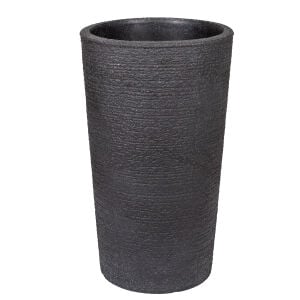 Plastik Saksı Yuvarlak Antrasit 50 Lt. 36x62 Cm.