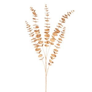 Yapay Okaliptus, Simli, Gold - 85 cm