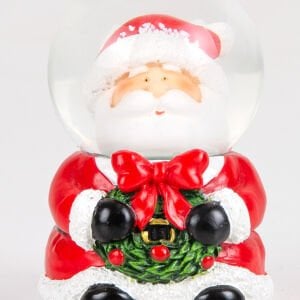 Kar Küresi Noel Baba Figürlü Kırmızı-Beyaz 5 X 7 Cm.