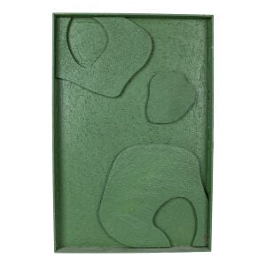 Modern Tasarım Duvar Tablosu Yeşil 40x60 Cm.